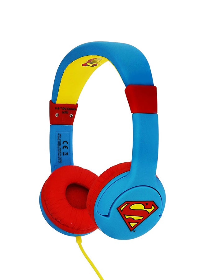 Superman Man of Steel Kids Headphones