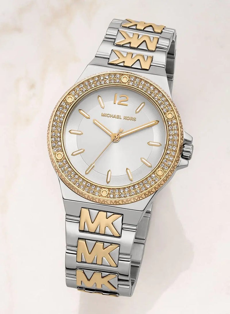 Michael Kors Women's Lennox Three-Hand Two-Tone Stainless Steel Watch - MK7338 - Image 2