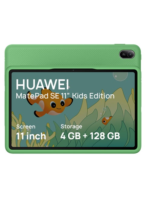جهاز Matepad SE مقاس 11 بوصة، إصدار باللون الرمادي السديم للأطفال، وذاكرة الوصول العشوائي (RAM) سعة 4 جيجابايت، وذاكرة الوصول العشوائي (RAM) بسعة 128 جيجابايت، وواي فاي - إصدار الشرق الأوسط مع صندوق الوارد