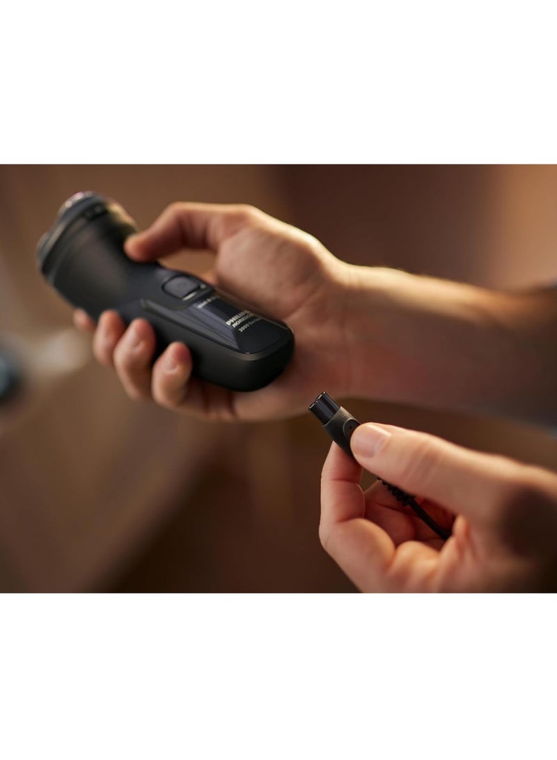 Philips - Norelco Shaver 2400, Rechargeable Cordless Electric Shaver With Pop-Up Trimmer, X3001/90 - Image 1