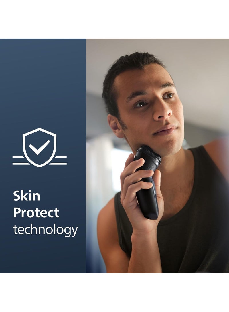 Philips - Norelco Shaver 2400, Rechargeable Cordless Electric Shaver With Pop-Up Trimmer, X3001/90 - Image 1