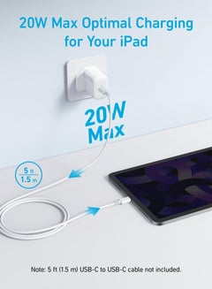 Anker 2-Pack 20W USB C Fast Wall Charger USB C Charger Block Snow  - Image 2