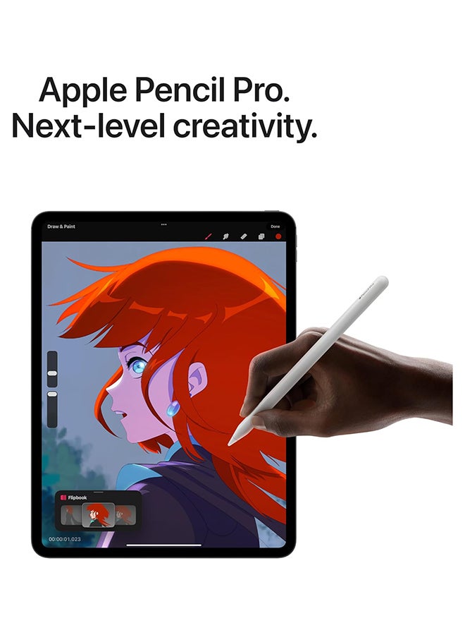 Apple - Apple Pencil Pro: Latest Model - Device Compatibility Check Required - Pixel-Perfect Precision, Tilt and Pressure Sensitivity, Perfect for Note-Taking, Drawing, and Art. Charges and Pairs Magnetically White - Image 1
