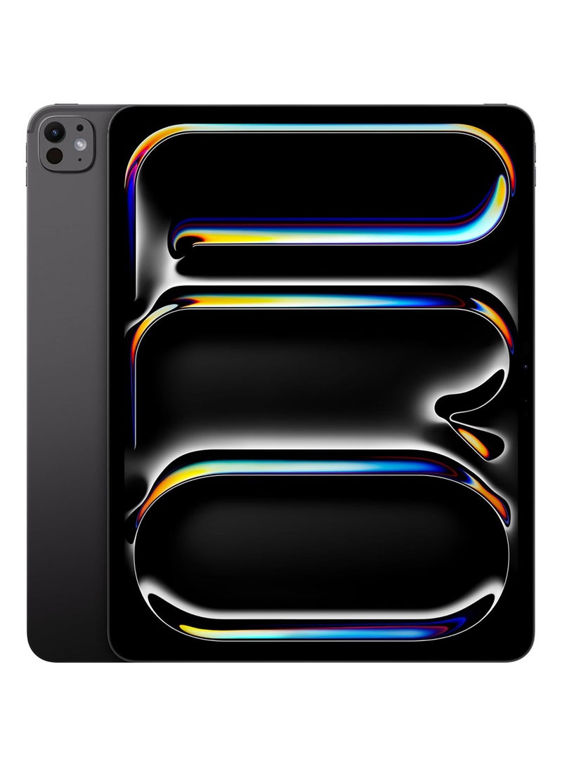 Apple - iPad Pro - 2024 (7th Generation) M4 13-Inch, 512GB, 5G, Space Black With Standard Glass - Middle East Version - Image 1