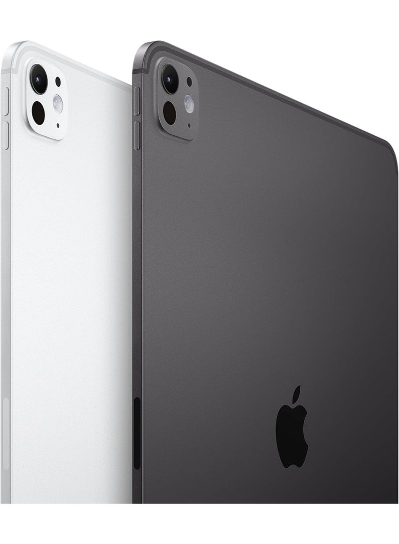 Apple - iPad Pro - 2024 (7th Generation) M4 13-Inch, 2TB, 5G, Silver With Standard Glass - Middle East Version - Image 1