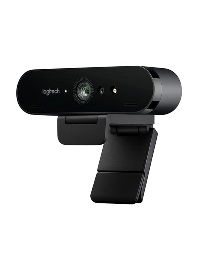 Logitech Brio 4K Ultra Hd Webcam Digital Zoom 5x with Right Light 3 with HDR Black  - Image 2