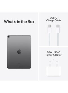 Apple iPad Air 2024 (6th Generation) M2 11-Inch 128GB Space Grey 5G - Middle East Version  - Image 5