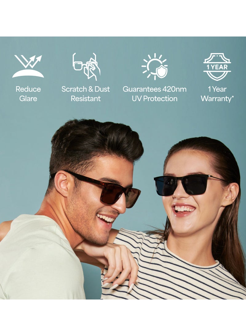 Unisex UV Protection Clubmaster Sunglasses VC S12911 - pnsku/N70070904V/45/_/1715236269/0a27d0a1-9b51-4f79-b25a-077d95edefa3