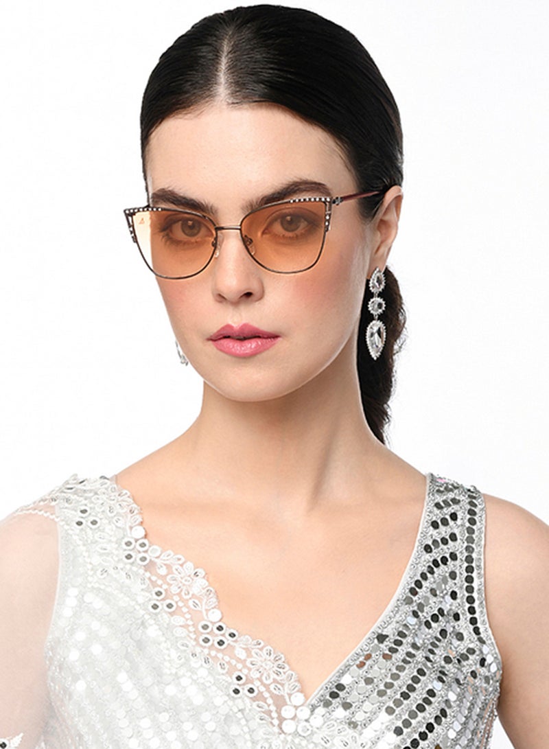 VINCENT CHASE Women's Polarized Cat Eye Sunglasses VC S16468  - Image 3