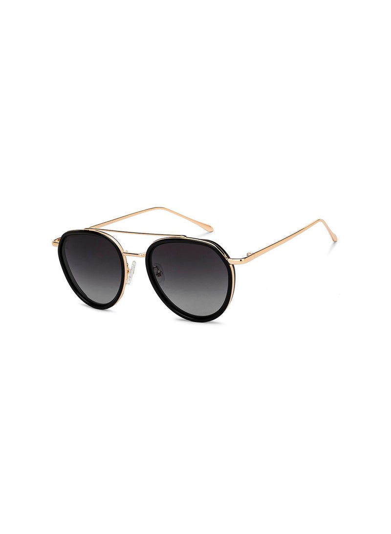 VINCENT CHASE Unisex Polarized Aviator Sunglasses - VC S15762 - Lens Size: 52 Mm  - Image 1