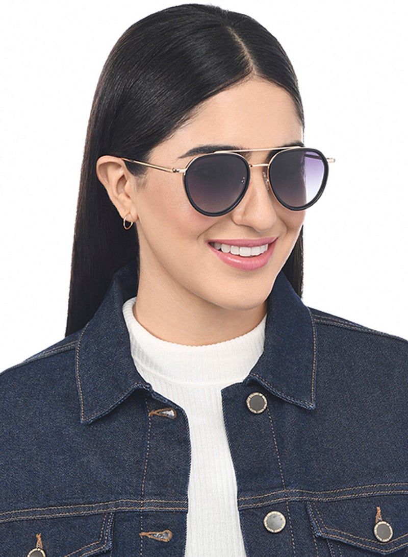 VINCENT CHASE Unisex Polarized Aviator Sunglasses - VC S15762 - Lens Size: 52 Mm  - Image 4