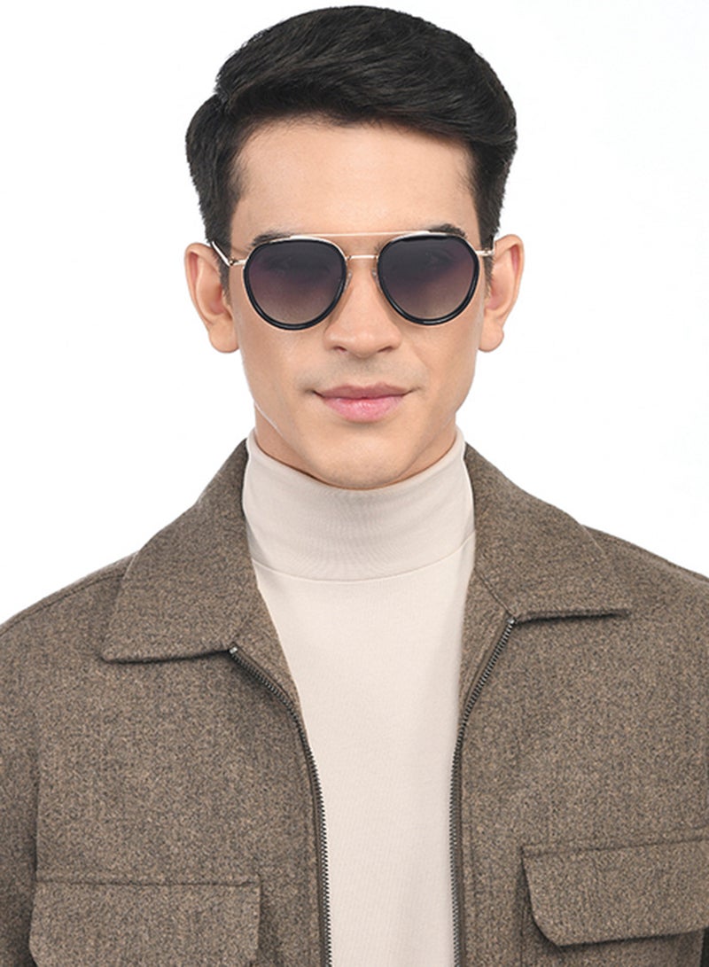 VINCENT CHASE Unisex Polarized Aviator Sunglasses - VC S15762 - Lens Size: 52 Mm  - Image 3