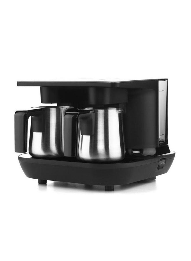 بيكو ماكينة صنع القهوة التركية الأوتوماتيكية بوعاء مزدوج هيكل فولاذي 1.5 لتر 1200 وات TKM-8961A-INX إينوكس - Image 2