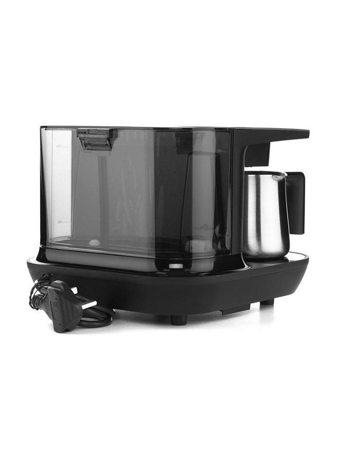 بيكو ماكينة صنع القهوة التركية الأوتوماتيكية بوعاء مزدوج هيكل فولاذي 1.5 لتر 1200 وات TKM-8961A-INX إينوكس - Image 3