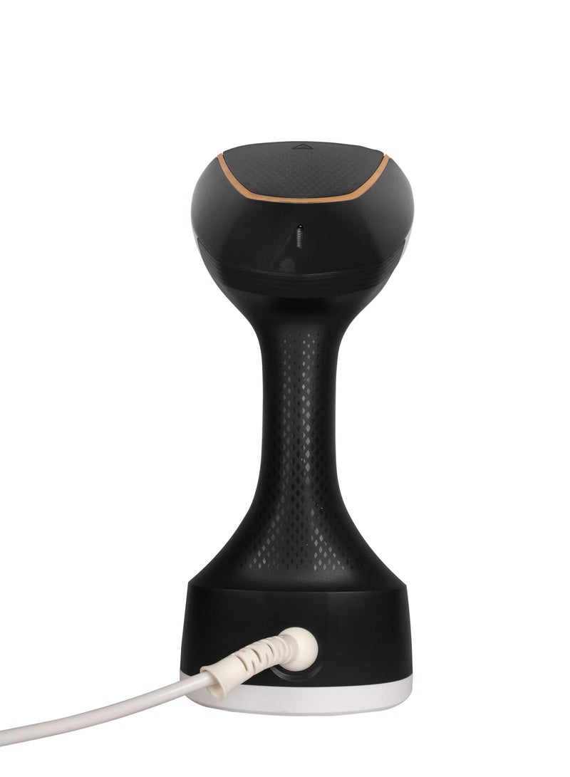 ريبون مكواة بخار يدوية مع فرشاة إزالة الوبر ووقت تسخين قصير 200 مل 1500 وات RE-3-059Grey Gray - Image 5