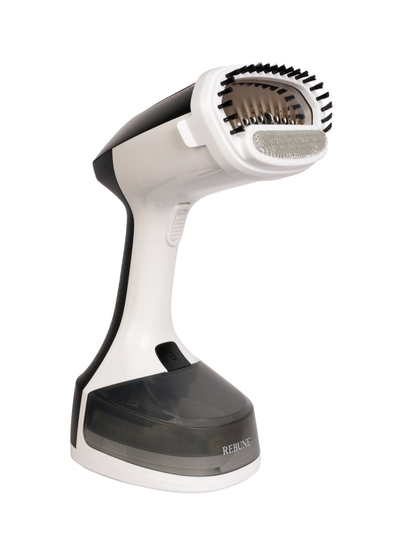 ريبون مكواة بخار يدوية مع فرشاة إزالة الوبر ووقت تسخين قصير 200 مل 1500 وات RE-3-059Grey Gray - Image 2
