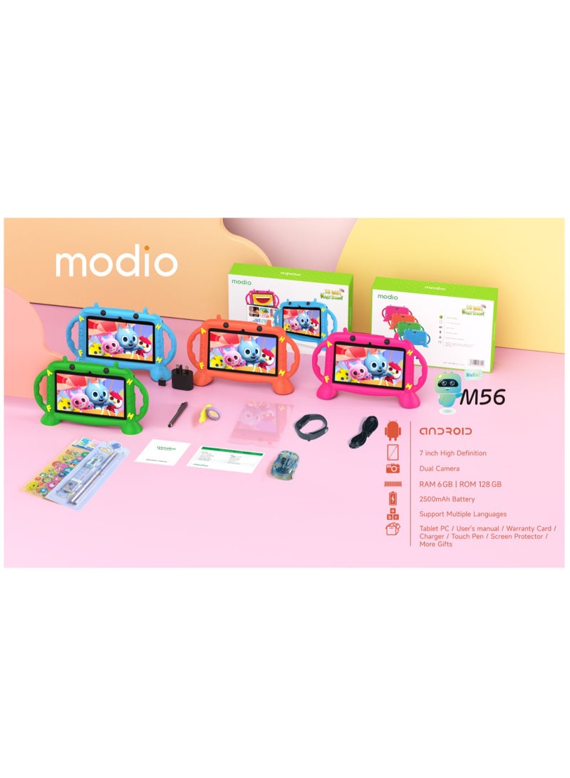 modio M56 7-Inch HD Display Dual SIM Orange 6GB RAM 128GB 5G – International Version  - Image 3