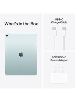 أبل iPad Air 2024 (الجيل السادس) M2 مقاس 13 بوصة وسعة 1 تيرابايت أزرق اللون - Wi-Fi - إصدار الشرق الأوسط  - Image 5