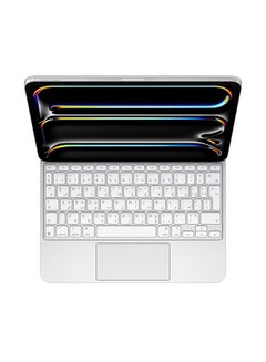 Magic Keyboard For iPad 11‑Inch (M4) Arabic - White - pnsku/N70071031V/45/_/1715597694/a155491d-ba67-4e4a-9384-bb875f789c89