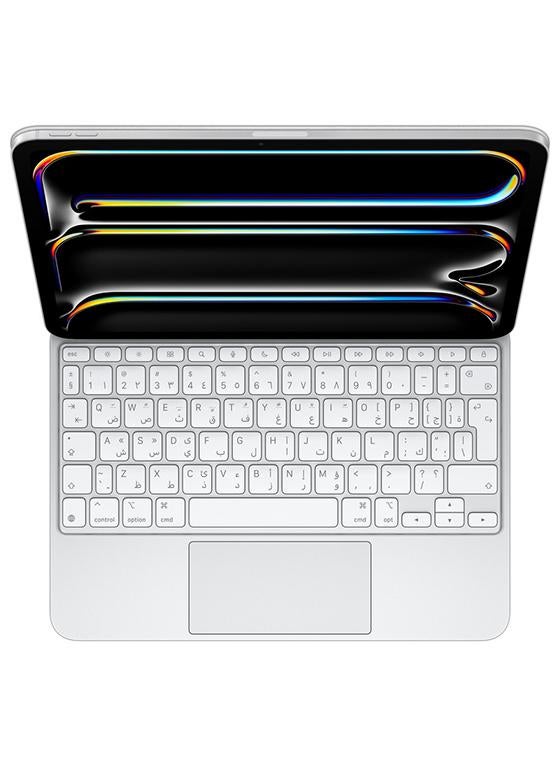 ابل  لوحة المفاتيح السحرية للآيباد 11 بوصة (M4) عربي - أبيض - Image 1