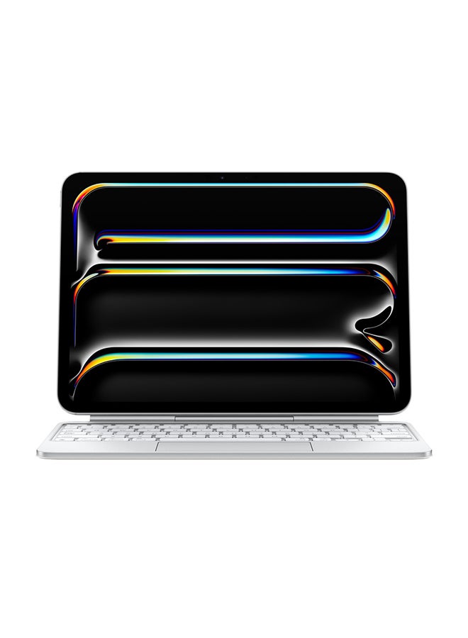 Apple Magic Keyboard For iPad Pro 11‑Inch (M4) US English - White  - Image 1