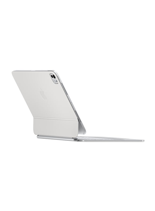 Apple - Magic Keyboard for iPad Pro 11‑inch (M4) - White - Image 1
