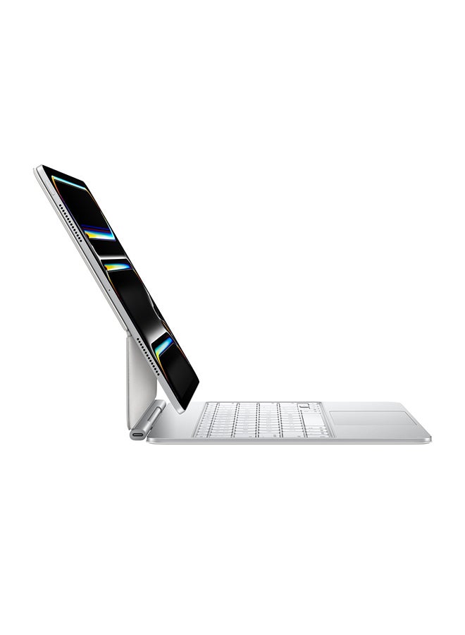 Apple Magic Keyboard For iPad Pro 13‑Inch (M4) US English - White  - Image 2