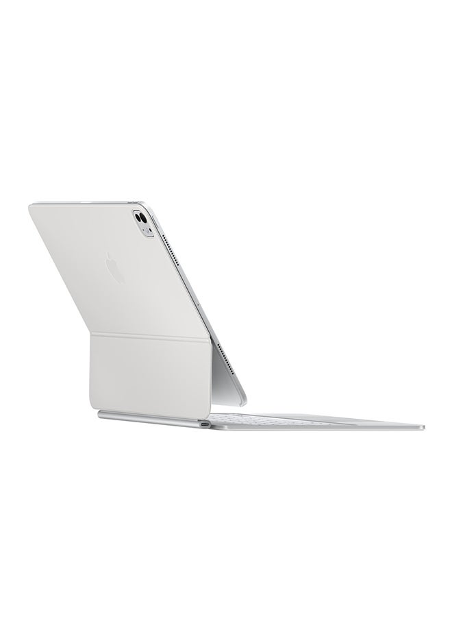 Apple iPad Magic Keyboard for iPad Pro 13-inch (M4), Great Typing Experience, Built-in Trackpad, Function Row, US English White - Image 4