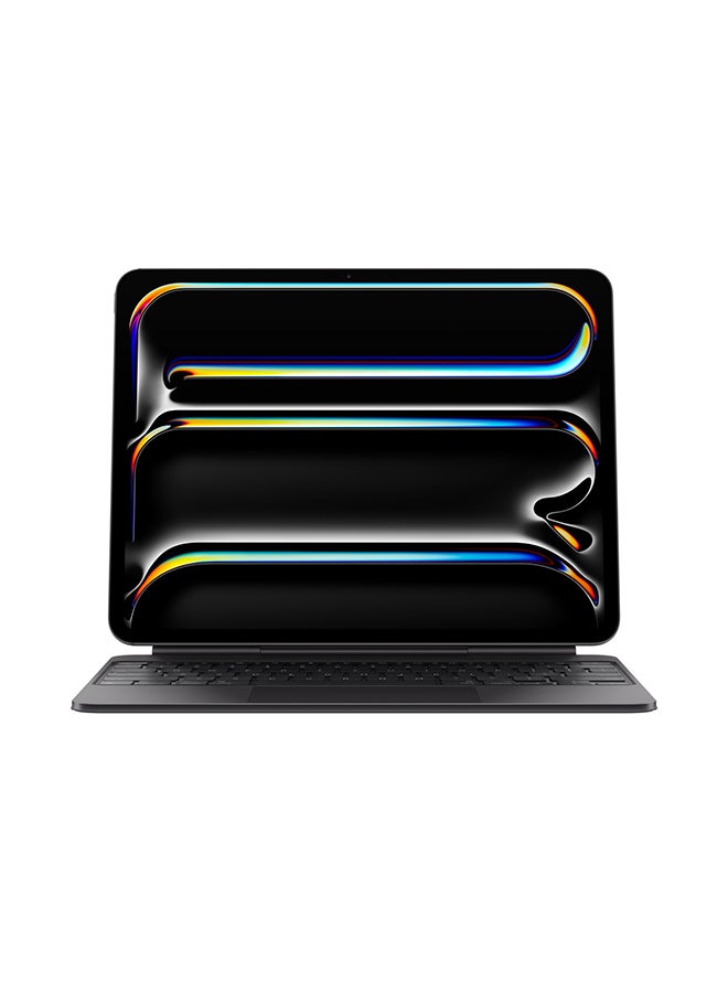 Apple - Magic Keyboard for iPad Pro 13‑inch (M4) - Arabic - Black - Image 1