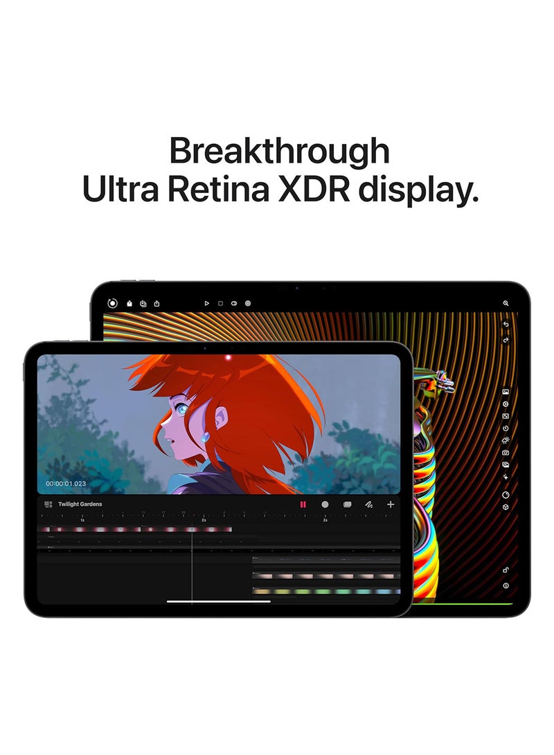 Apple - iPad Pro - 2024 ( 5th Generation) M4 11-Inch, 2TB, 5G, Space Black With Standard Glass - International Version - Image 1