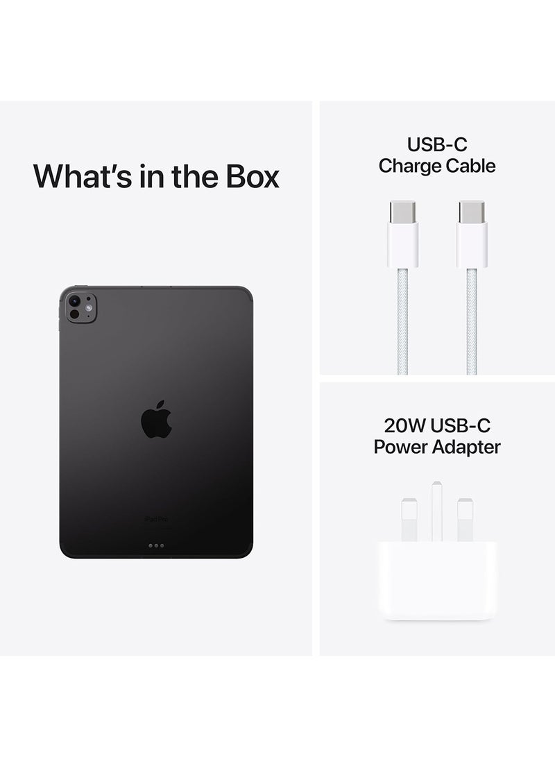 Apple - iPad Pro - 2024 ( 5th Generation) M4 11-Inch, 2TB, 5G, Space Black With Standard Glass - International Version - Image 1
