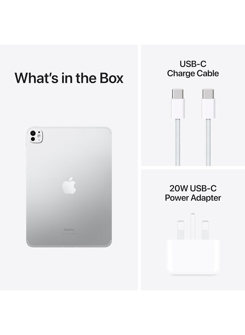 Apple iPad Pro - 2024 ( 5th Generation) M4 11-Inch, 1TB, WiFi, Silver With Standard Glass - International Version - Image 5