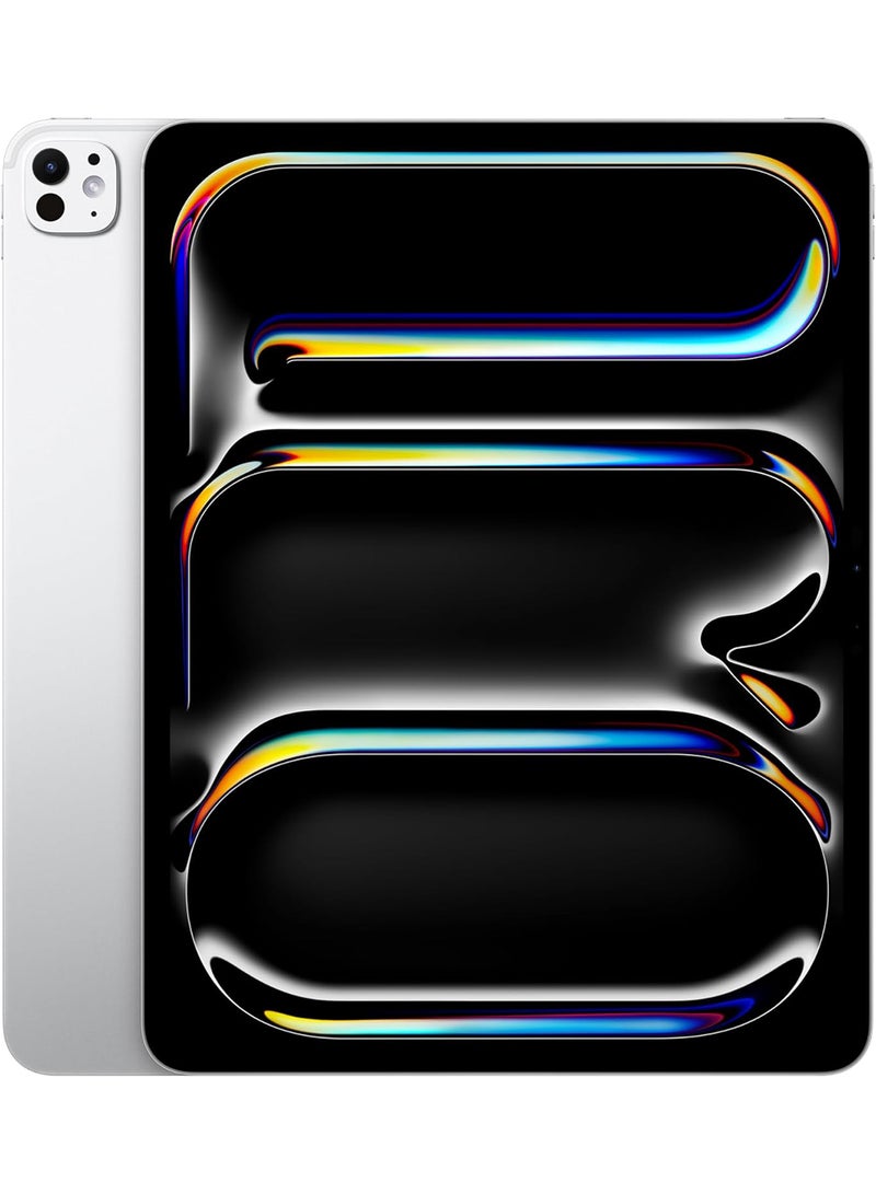 Apple iPad Pro - 2024 (7th Generation) M4 13-Inch, 1TB, 5G, Silver With Nano-Texture Glass - International Version - Image 1