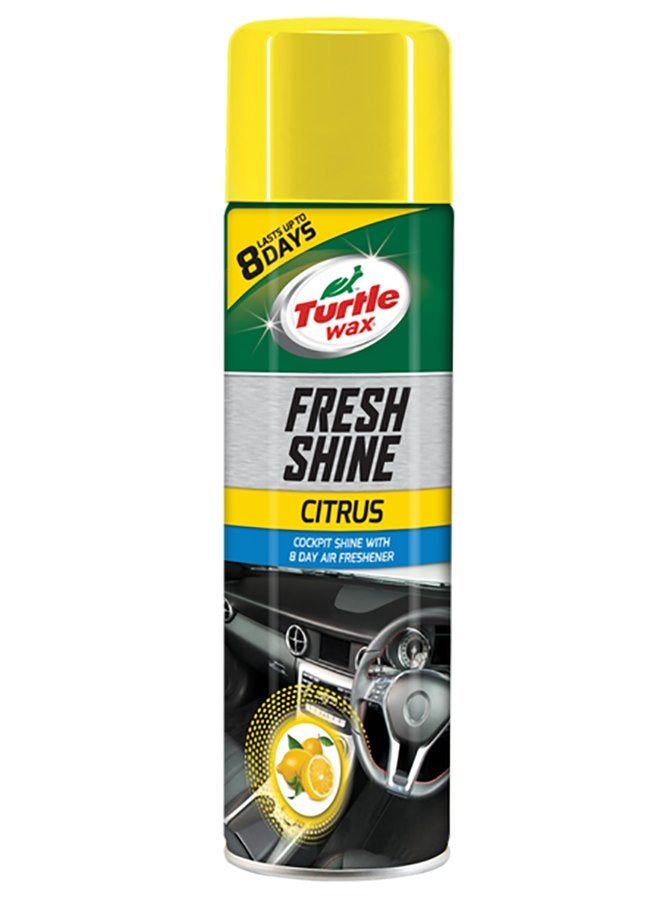 Turtle wax Fresh Shine Car Cockpit Shine & Air Fresher Citrus