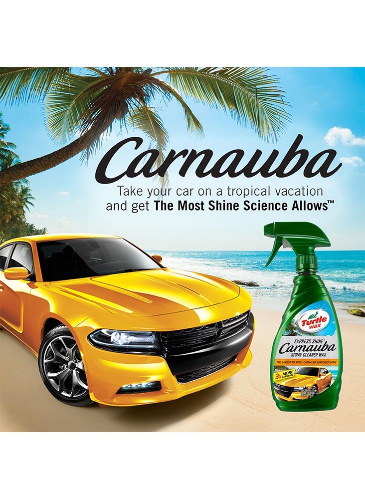Turtle wax Express Shine Carnauba Spray Cleaner Wax 473ml - Image 2