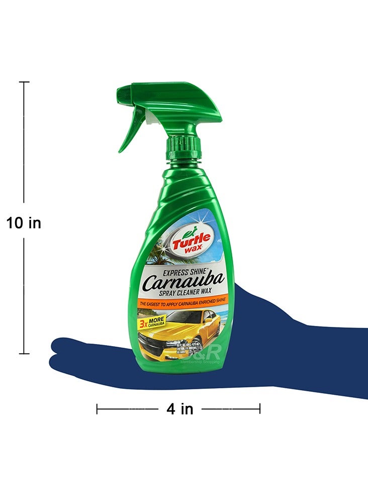 Turtle wax Express Shine Carnauba Spray Cleaner Wax 473ml - Image 5