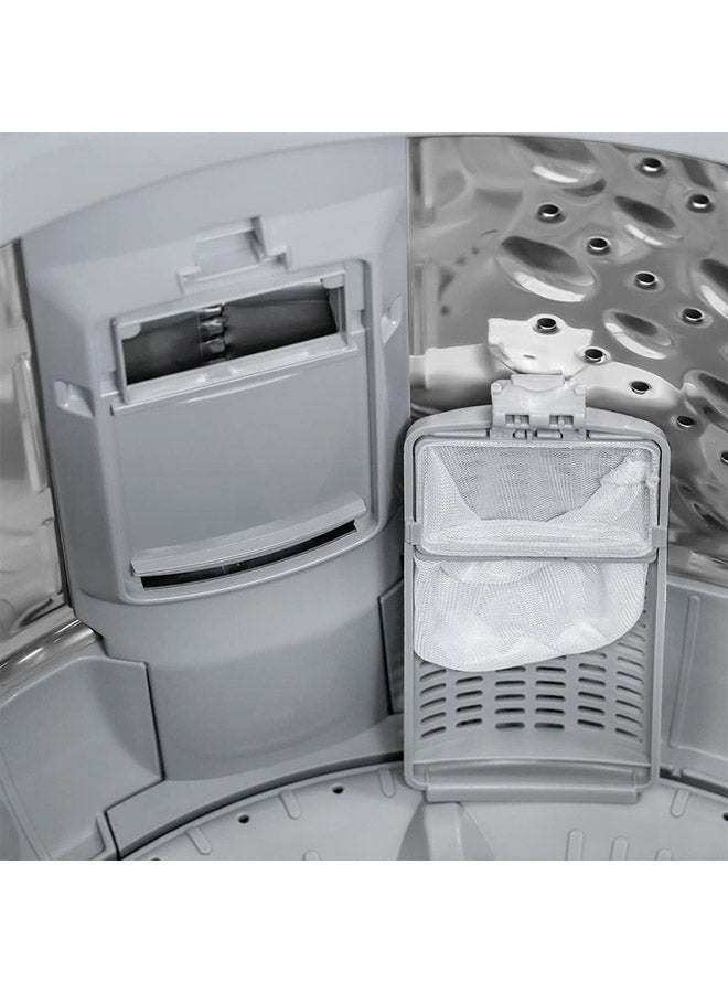Top Load Washing Machine With Drain Pump And Child Lock System Function KSGW825 Silver