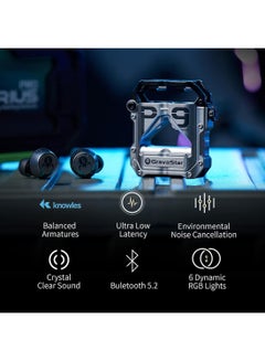 Gravastar Gravastar Sirius Pro TWS Earbuds War Damaged Grey  - Image 2