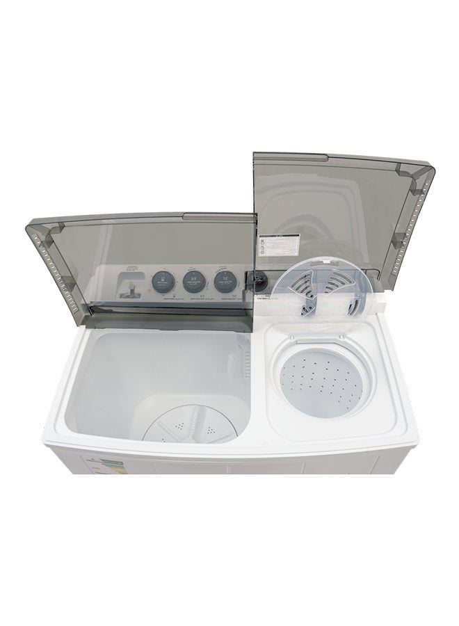 سوبر جنرال غسالة نصف أوتوماتيك مزودة بفلتر لينت سعة 12 كجم KSGW1255 لون أبيض - Image 5
