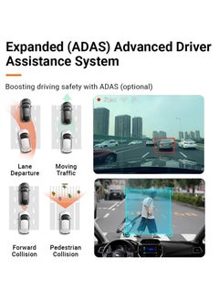 70mai Dash Cam M500, Built-In 128GB eMMC Memory,1944P, Powerful Night Vision With HDR,170° FOV, Parking Monitoring, Time Lapse Recording, Built-In GPS  - Image 5