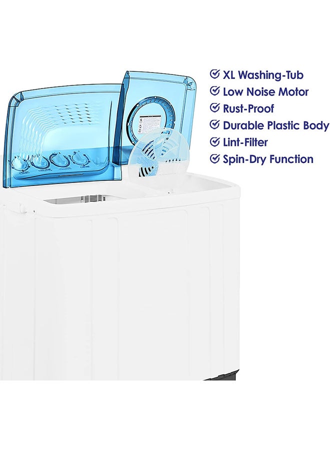 SUPER GENERAL Semi Automatic Washing Machine With Lint Filter 10 kg KSGW105 White  - Image 4