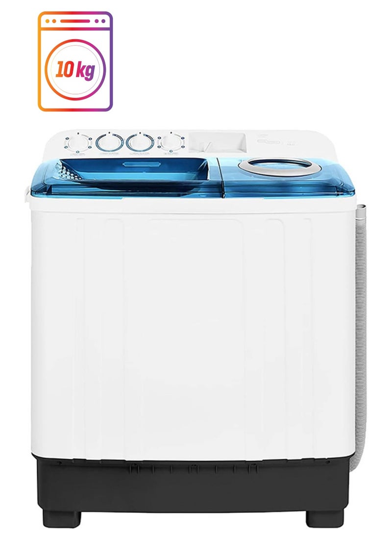 SUPER GENERAL Semi Automatic Washing Machine With Lint Filter 10 kg KSGW105 White  - Image 1