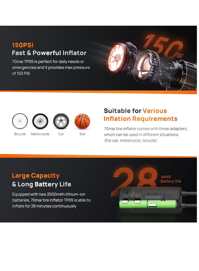 Air Compressor Lite Wireless Midrive TP05