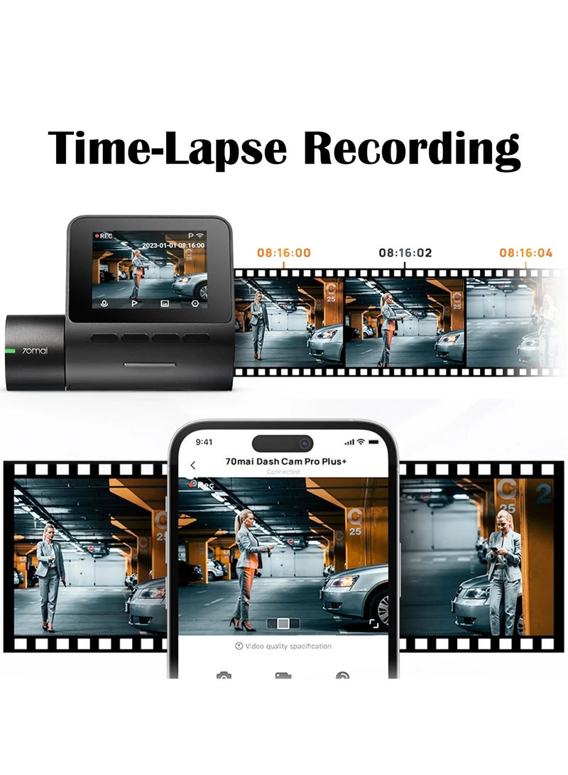 A200 HDR Dual Dash Camera, 1080P HDR Front & 1080P Rear, Night Owl Vision, MaiColour Vivid+, G-Sensor, App Playback & Share, Optional Parking Monitoring