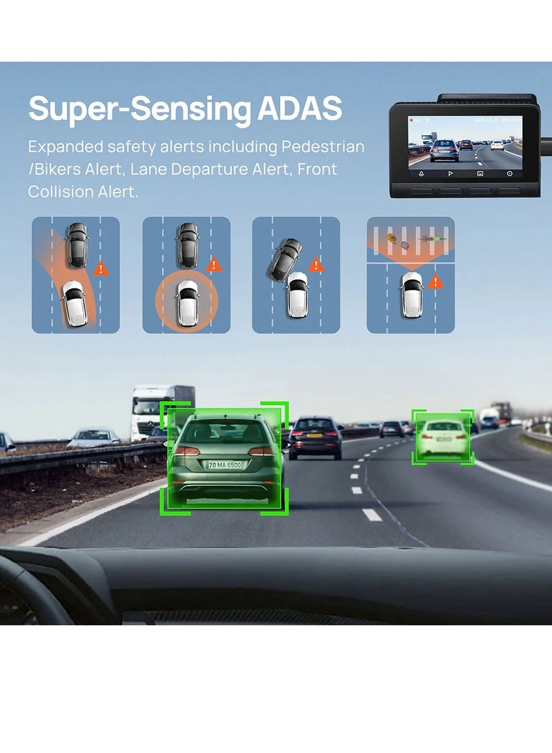 70mai - Dashcam A810 4K HDR Sony STARVIS 2 IMX678 Dual-Channel Optional - Image 1