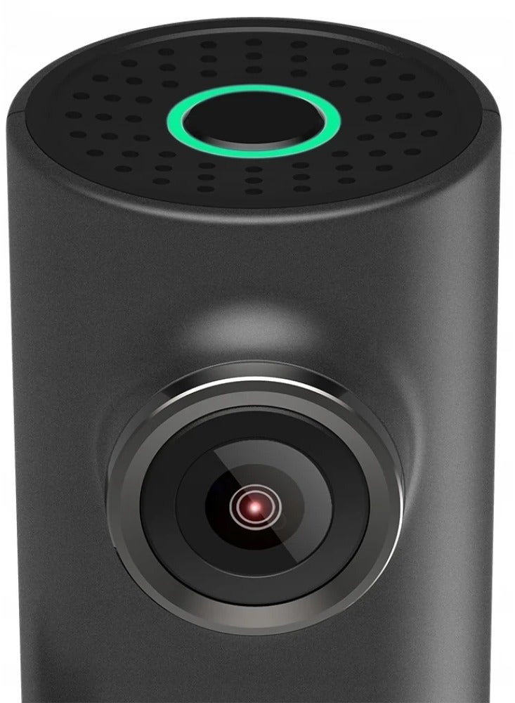 70mai - Dash Cam M300 1296P HD 3D Noise Reduction Vehicle Security Guard-Black - Image 1