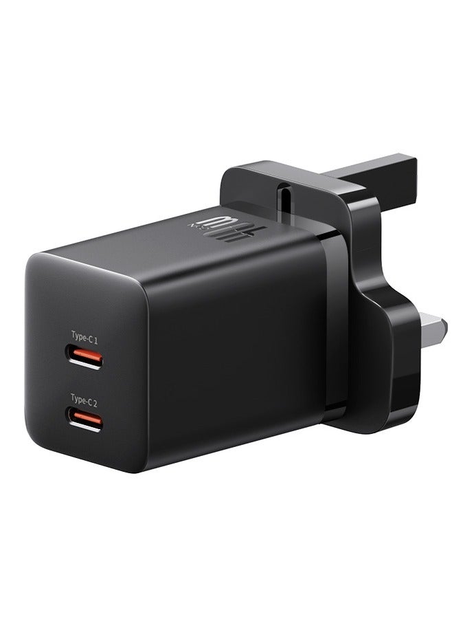 Baseus GaN5 Pro Fast Charger Dual Type C 40W Black - Image 2