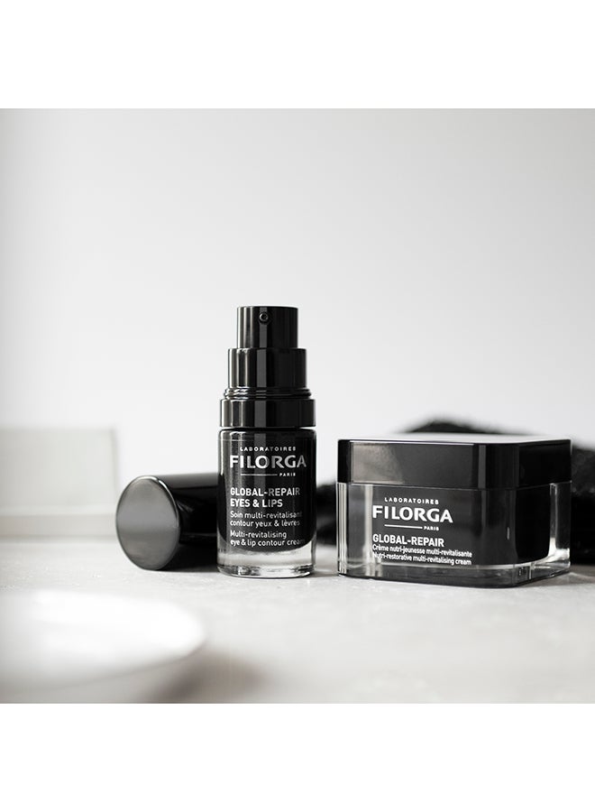 كريم جلوبال ريبير للعيون والشفاه - كريم مكثف لمحيط العيون والشفاه مضاد للشيخوخة 15 مل - Image 4