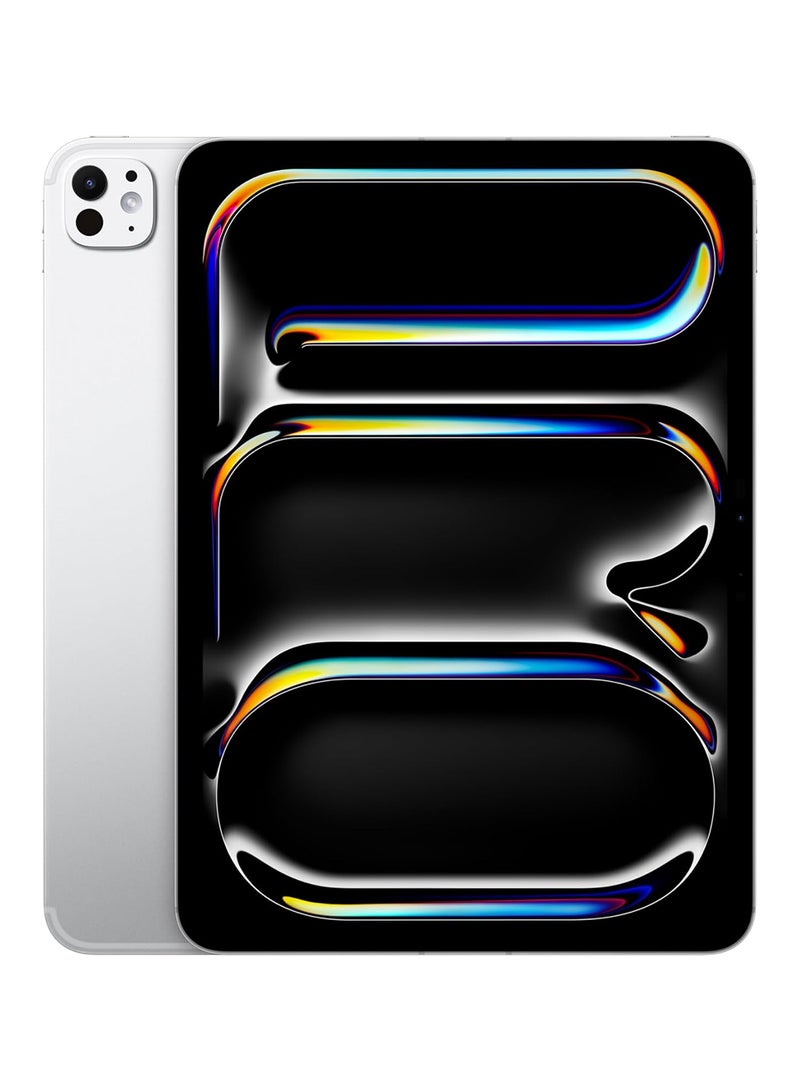 Apple - iPad Pro - 2024 ( 5th Generation) M4 11-Inch, 2TB, WiFi, Silver Nano-Texture Glass - International Version - Image 1