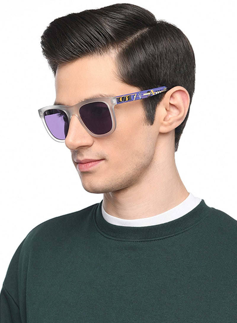 VINCENT CHASE Unisex Polarized Wayfarer Sunglasses - VC S16414 - Lens Size: 53 Mm  - Image 3